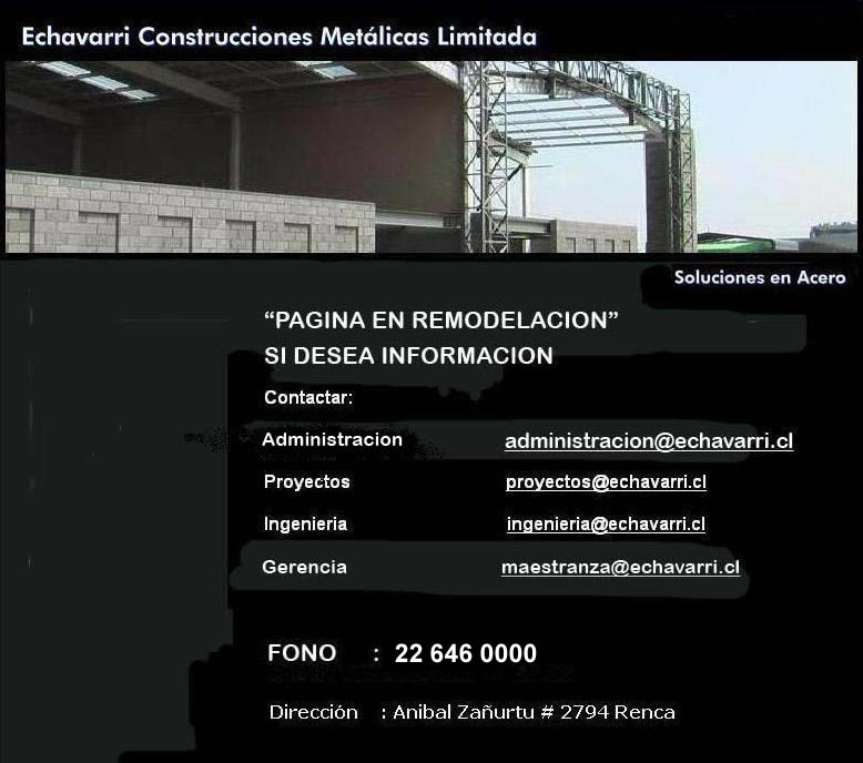 Echavarri en Remodelacion